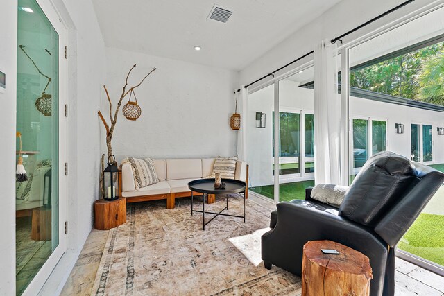 bedroom with hardwood / wood-style flooring