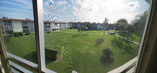 3300 Springdale Blvd, Palm Springs, FL 33461 - view of green lawn with a balcony
