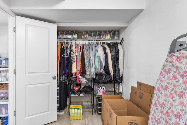 view of closet