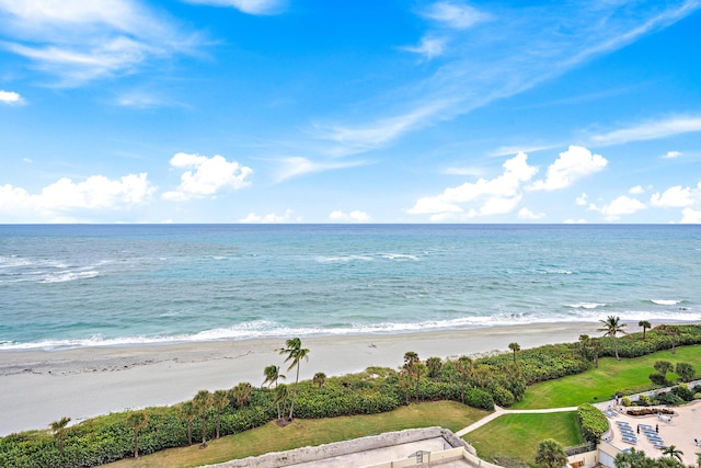 water view featuring a view of the beach