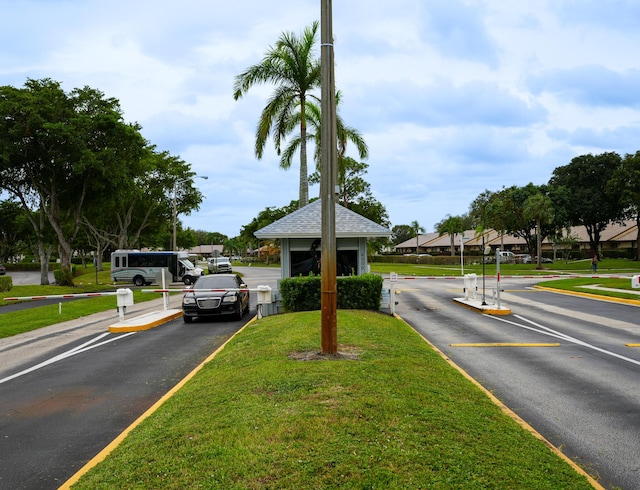 view of road