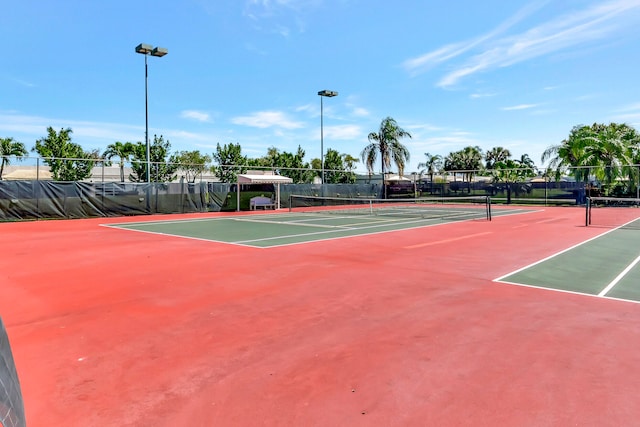 view of sport court featuring basketball court