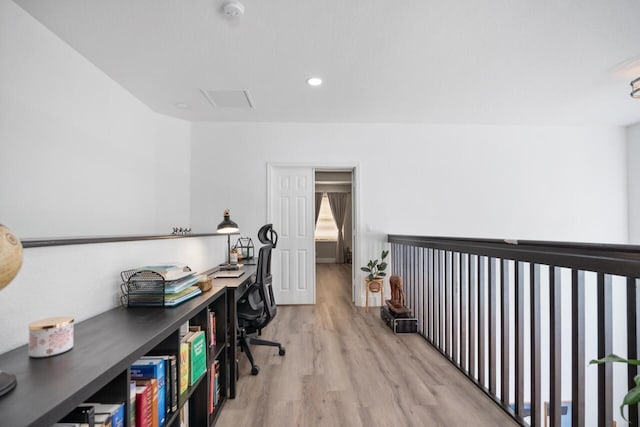 475 Gazetta Way, West Palm Beach, FL 33413 - office area with light wood finished floors and recessed lighting