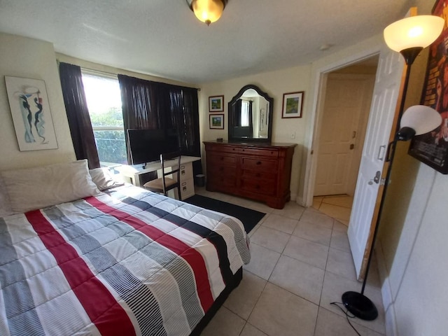 view of tiled bedroom