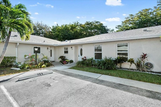 view of ranch-style house