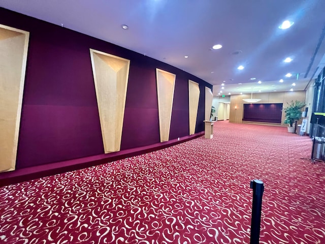 corridor featuring carpet