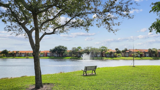 property view of water