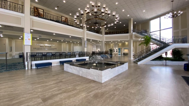 view of community lobby