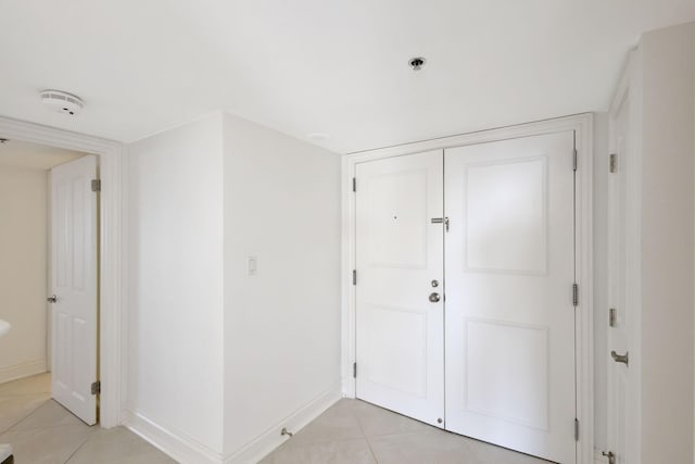 view of tiled entrance foyer