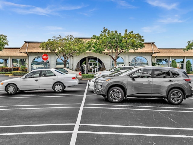 view of car parking