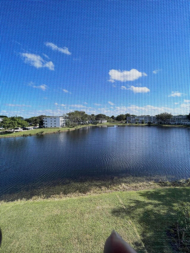 view of water feature