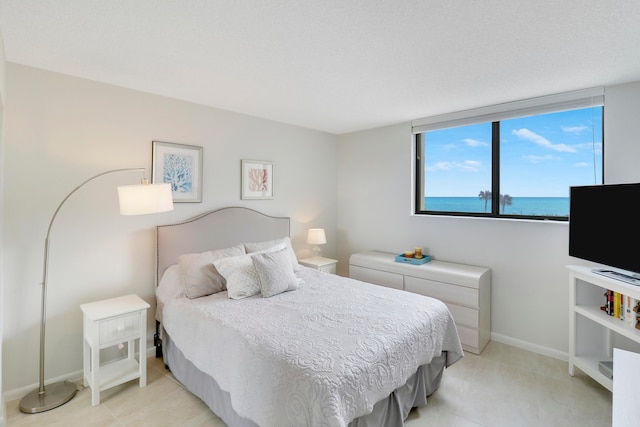 view of tiled bedroom