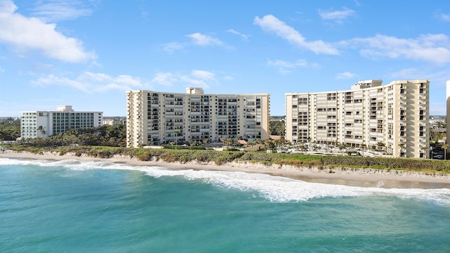 water view with a beach view