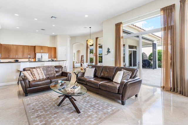 view of living room