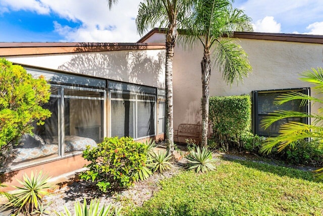 view of rear view of property