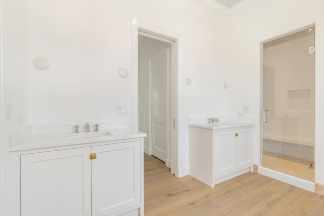 234 Miramar Way, West Palm Beach, FL 33405 - hall featuring a sink and light wood-style floors