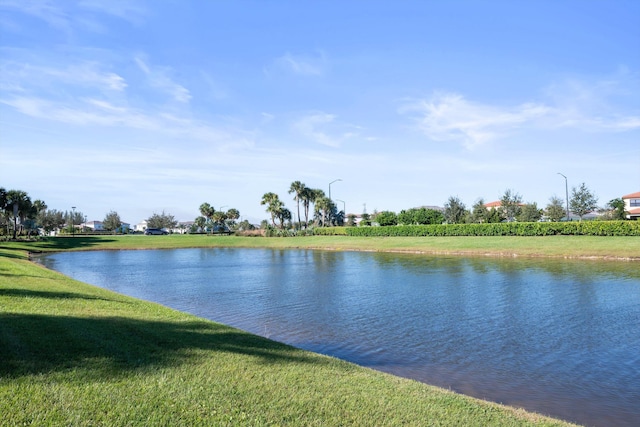 property view of water