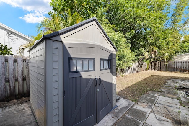 view of outbuilding