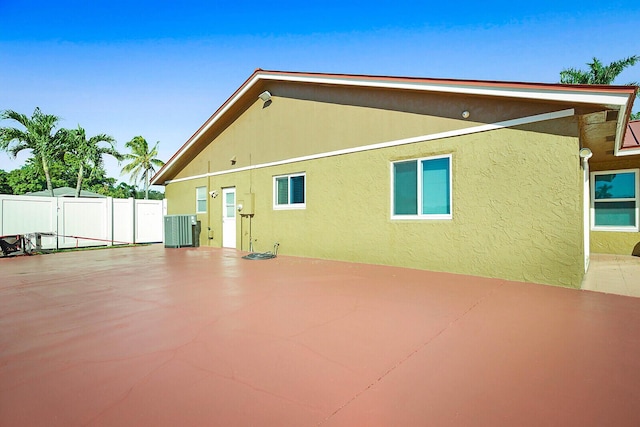 back of house featuring a patio