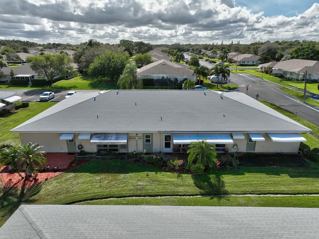 aerial view featuring a residential view