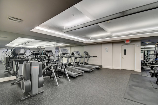 view of exercise room