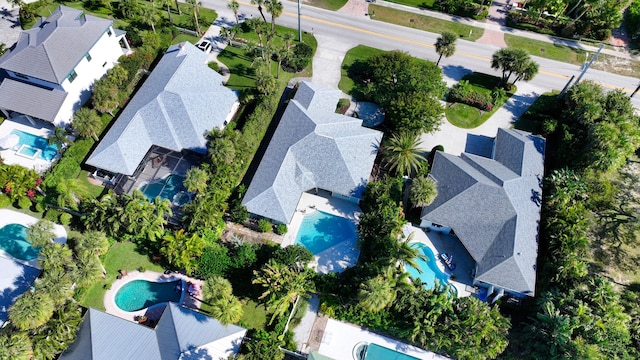3645 Ocean Dr, Vero Beach, FL 32963 - aerial view of residential area with a pool