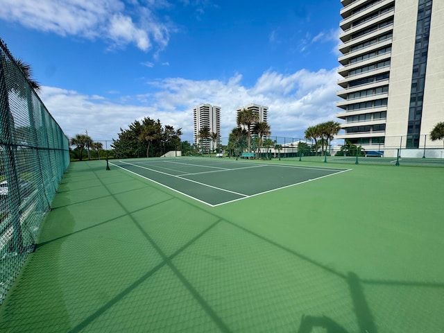 view of sport court featuring basketball court