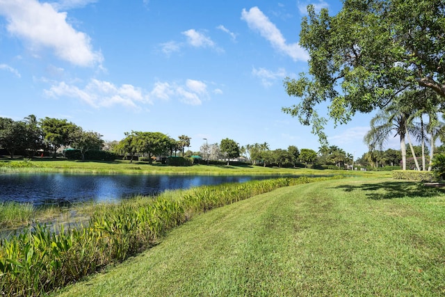 property view of water