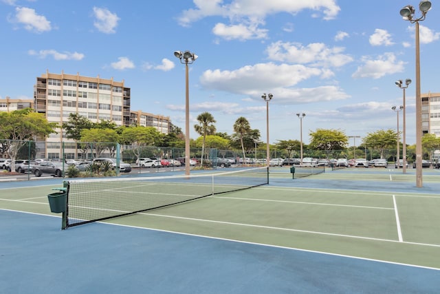 view of sport court featuring basketball court