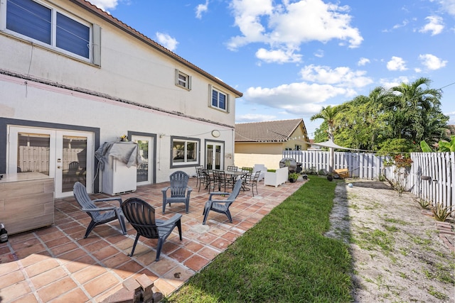 view of patio / terrace with french doors