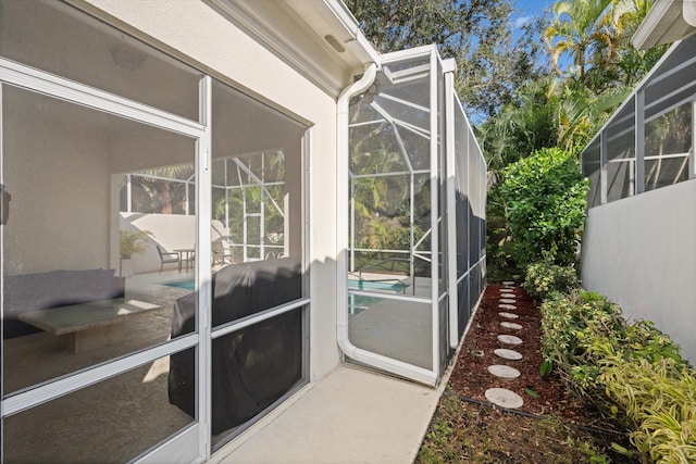 exterior space with a patio