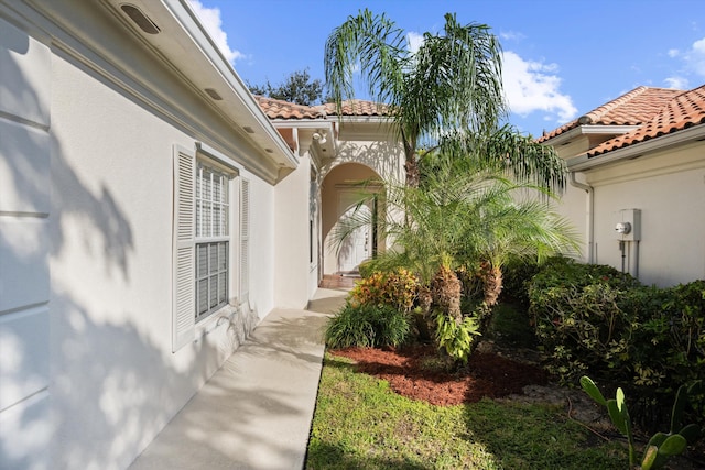 view of entrance to property