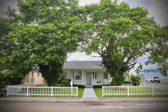 view of ranch-style home