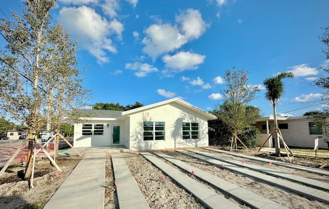 view of rear view of property