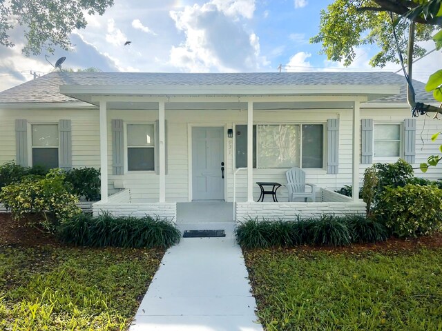 view of rear view of house