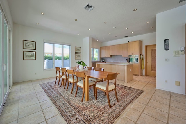 view of dining space