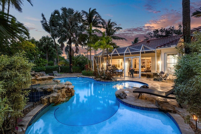 7580 Red River Rd, West Palm Beach, FL 33411 - swimming pool featuring a patio