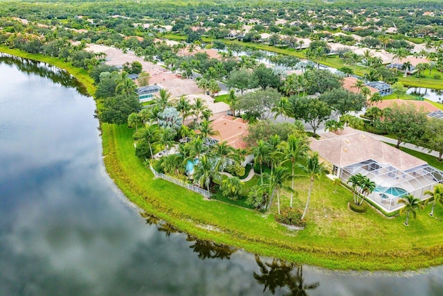 7580 Red River Rd, West Palm Beach, FL 33411 - aerial view of residential area featuring a large body of water