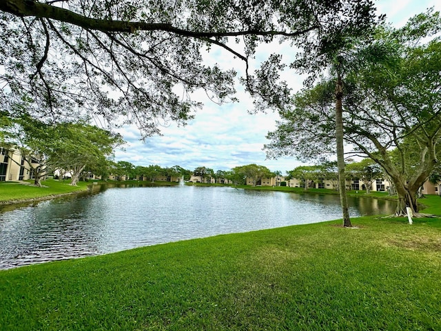 view of water feature