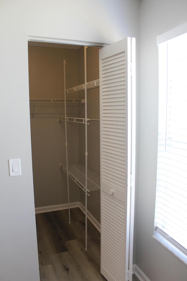 view of closet