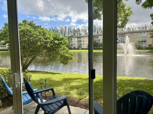 property view of water