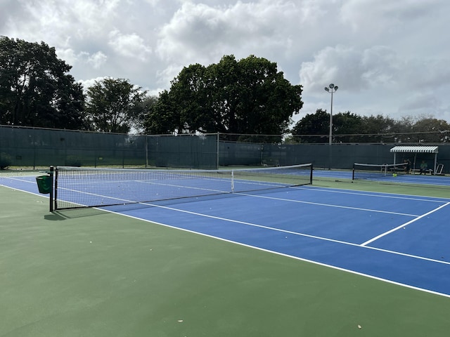 view of sport court