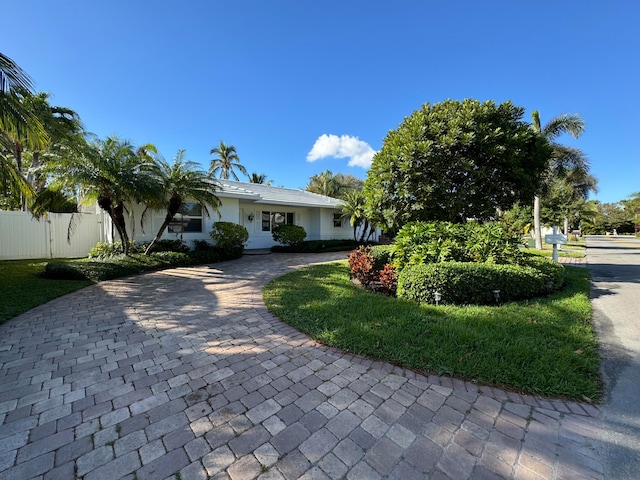 view of front of home