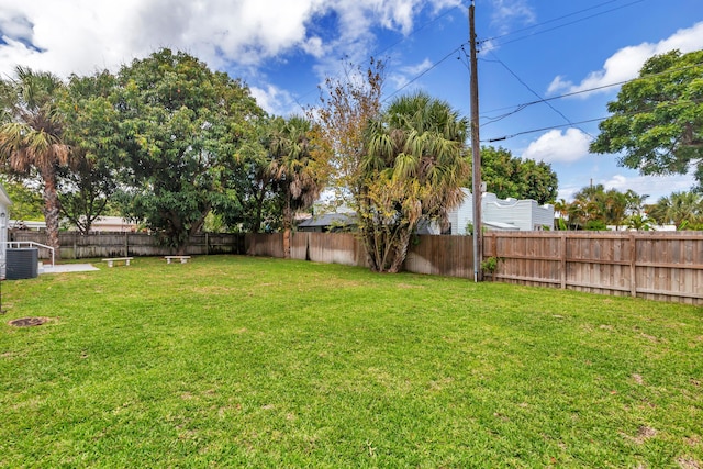 6312 Garden Ave, West Palm Beach, FL 33405 - view of yard featuring central air condition unit
