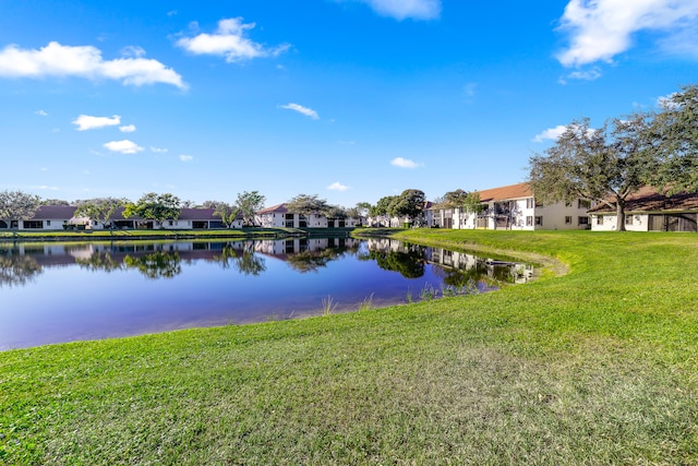 property view of water