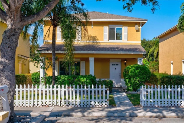 view of front of home