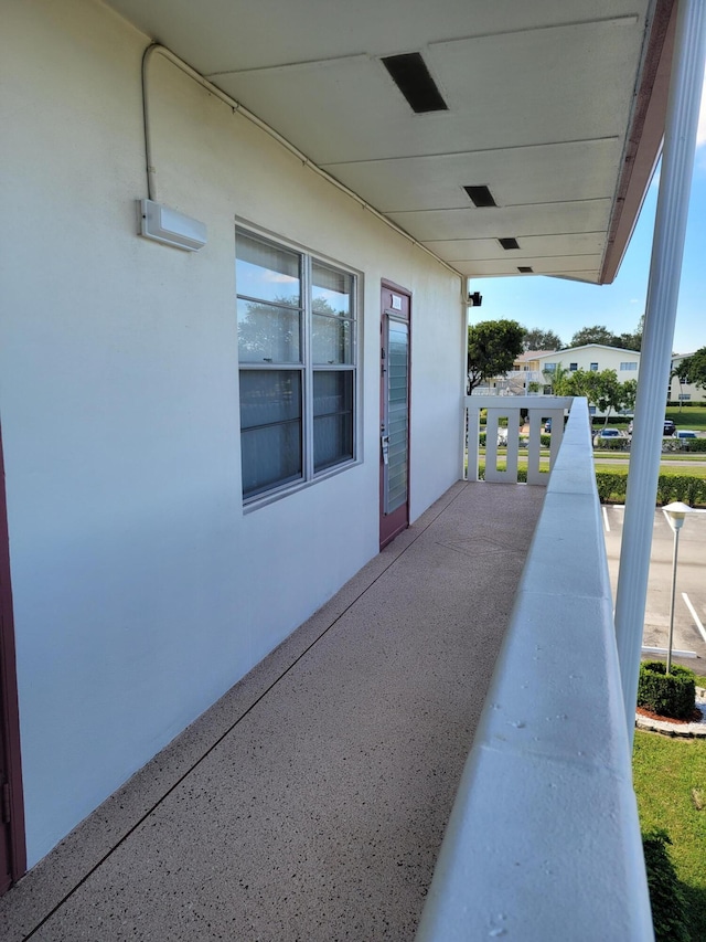 balcony with a porch