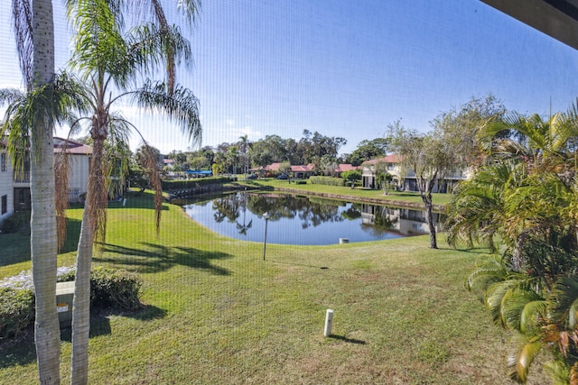 view of water feature