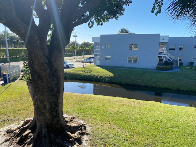 view of water feature