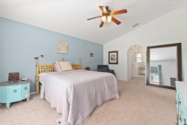 2538 12th Sq SW, Vero Beach, FL 32968 - carpeted bedroom featuring ceiling fan